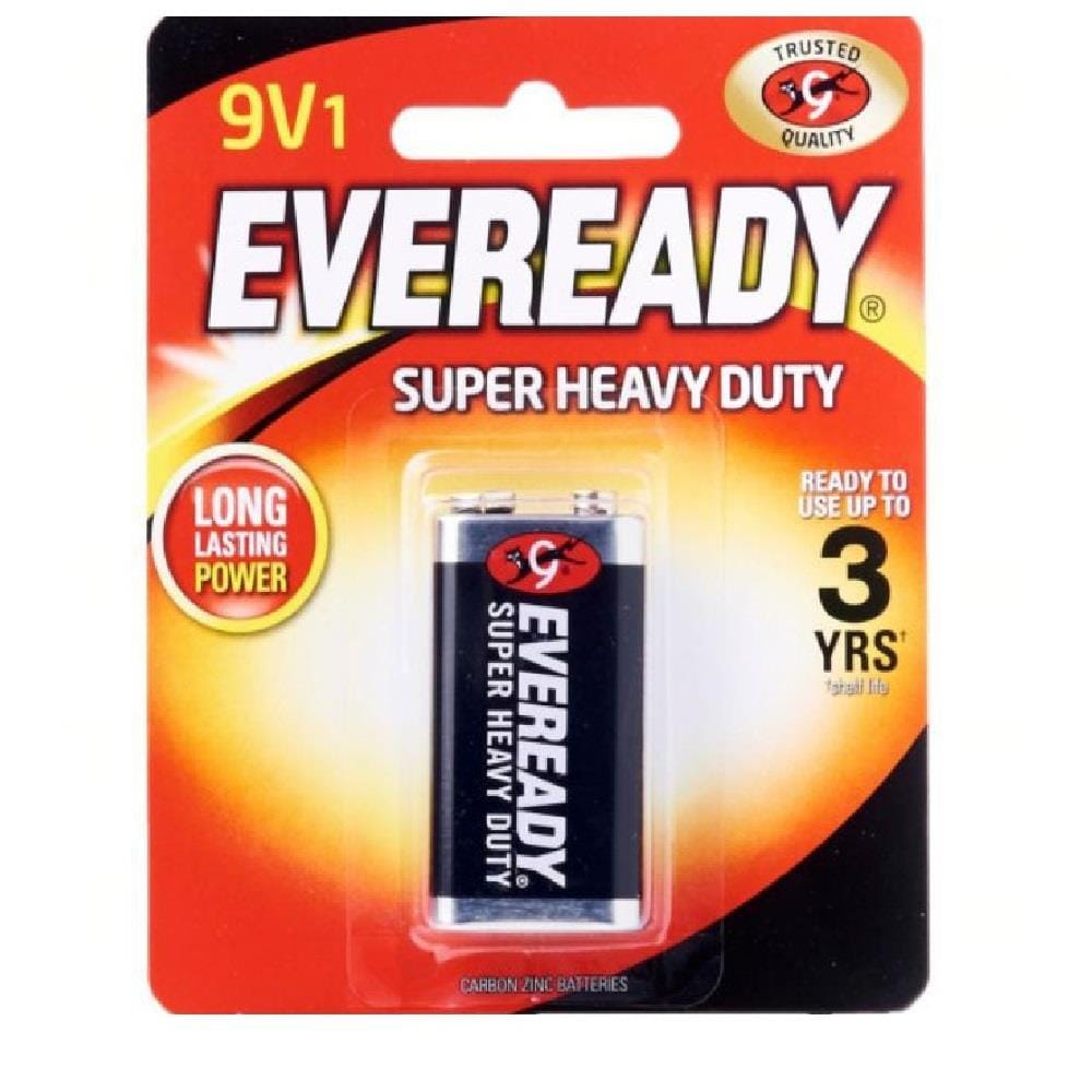 SHD 9V BATTERY 1PC 1222BP1 EVEREADY