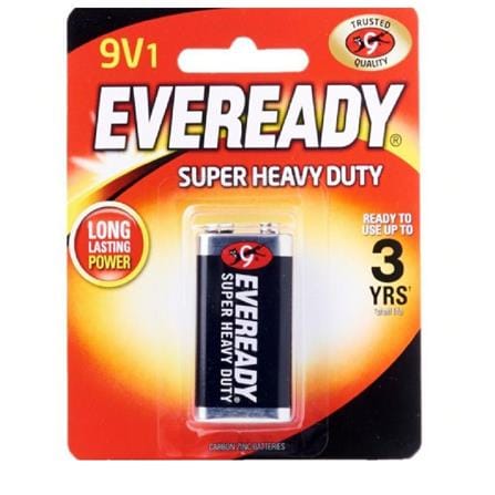 SHD 9V BATTERY 1PC 1222BP1 EVEREADY