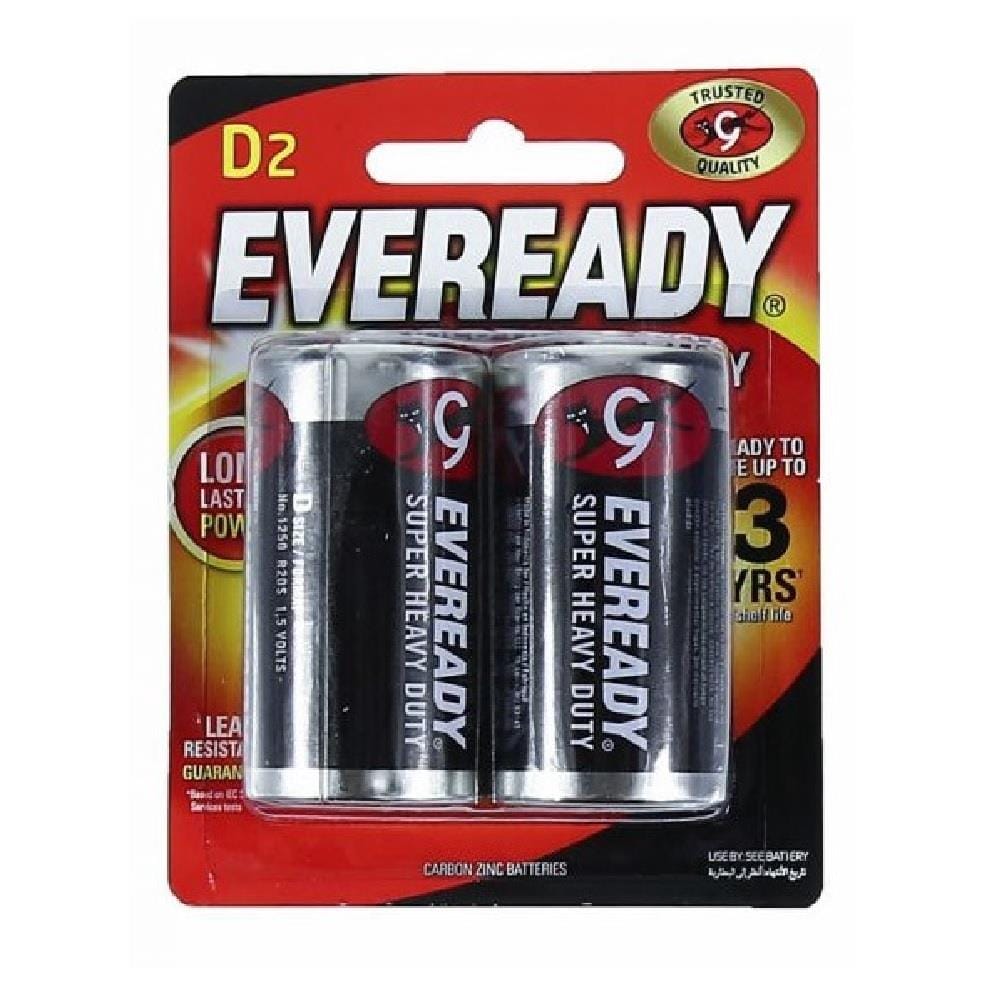 SHD D BATTERY 2PC 1250BP2M EVEREADY