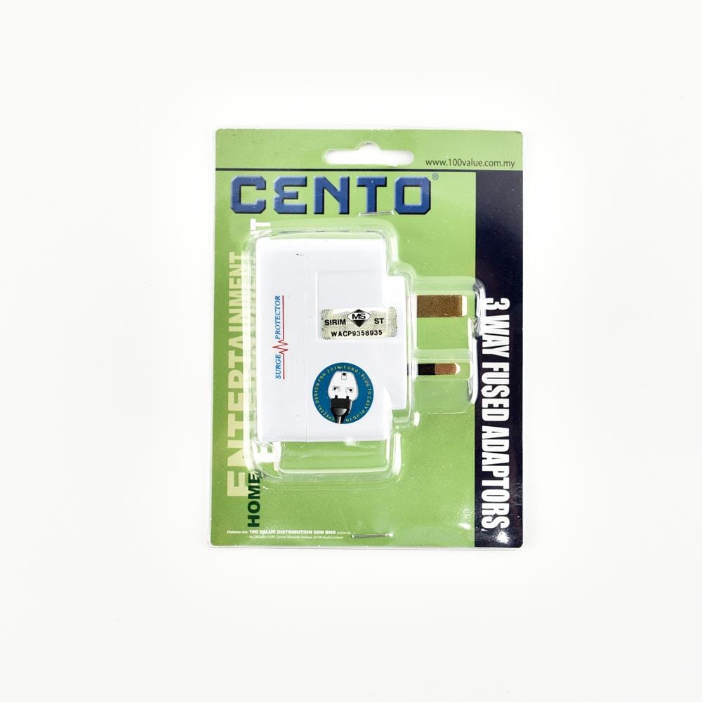 ADAPTER 3-PIN 3-WAY CENTO CT703NS WHITE