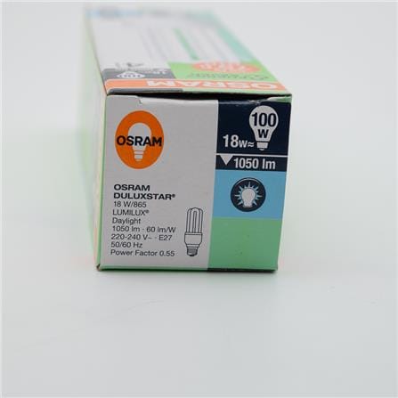 DULUX STAR 18W/865 HTR E27 DAY LIGHT OSRAM