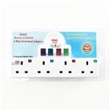4 WAY T-ADAPTOR WITH NEON 2348 NNE