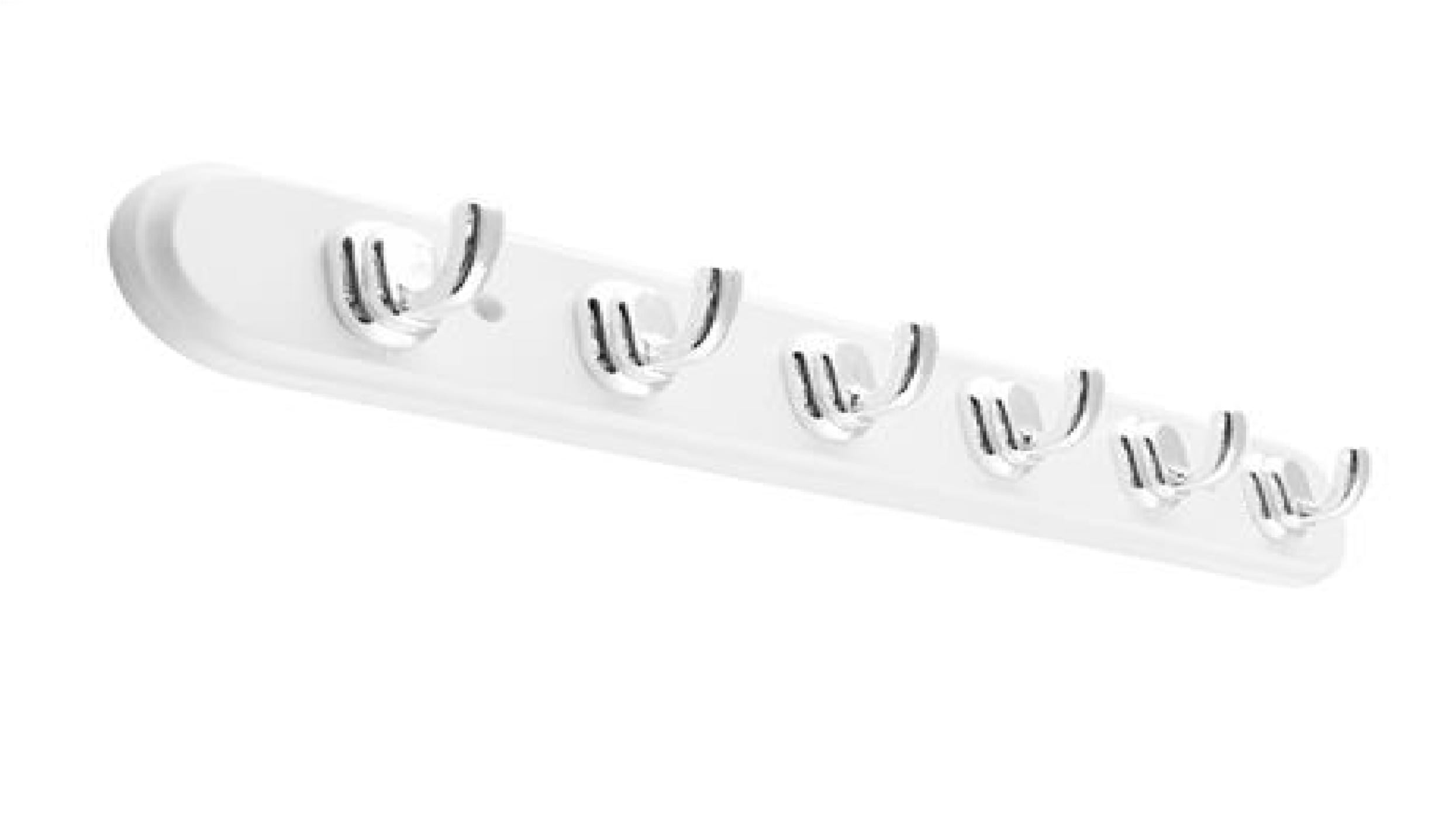 BATH TIME TOWEL HOOK 1426BT WHITE (H52XW8.50XD7 CM)