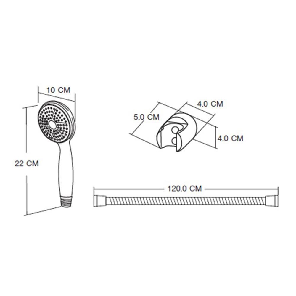 MOYA HAND SHOWER SET MOYA BT-9153 CHROME
