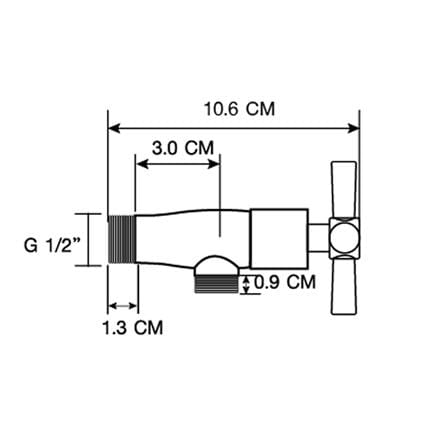 MOYA 1-WAY SHOWER VALVE PN-8202