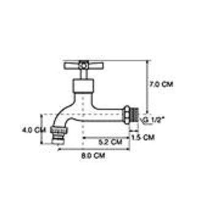 MOYA SHANK FAUCET PN-8203