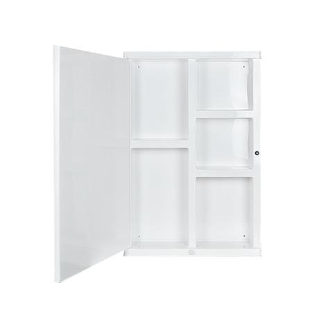 QUEEN CABINET SH-MQ-SPACE-WT ABS PLASTIC WHITE (H75XW50XD12 CM)
