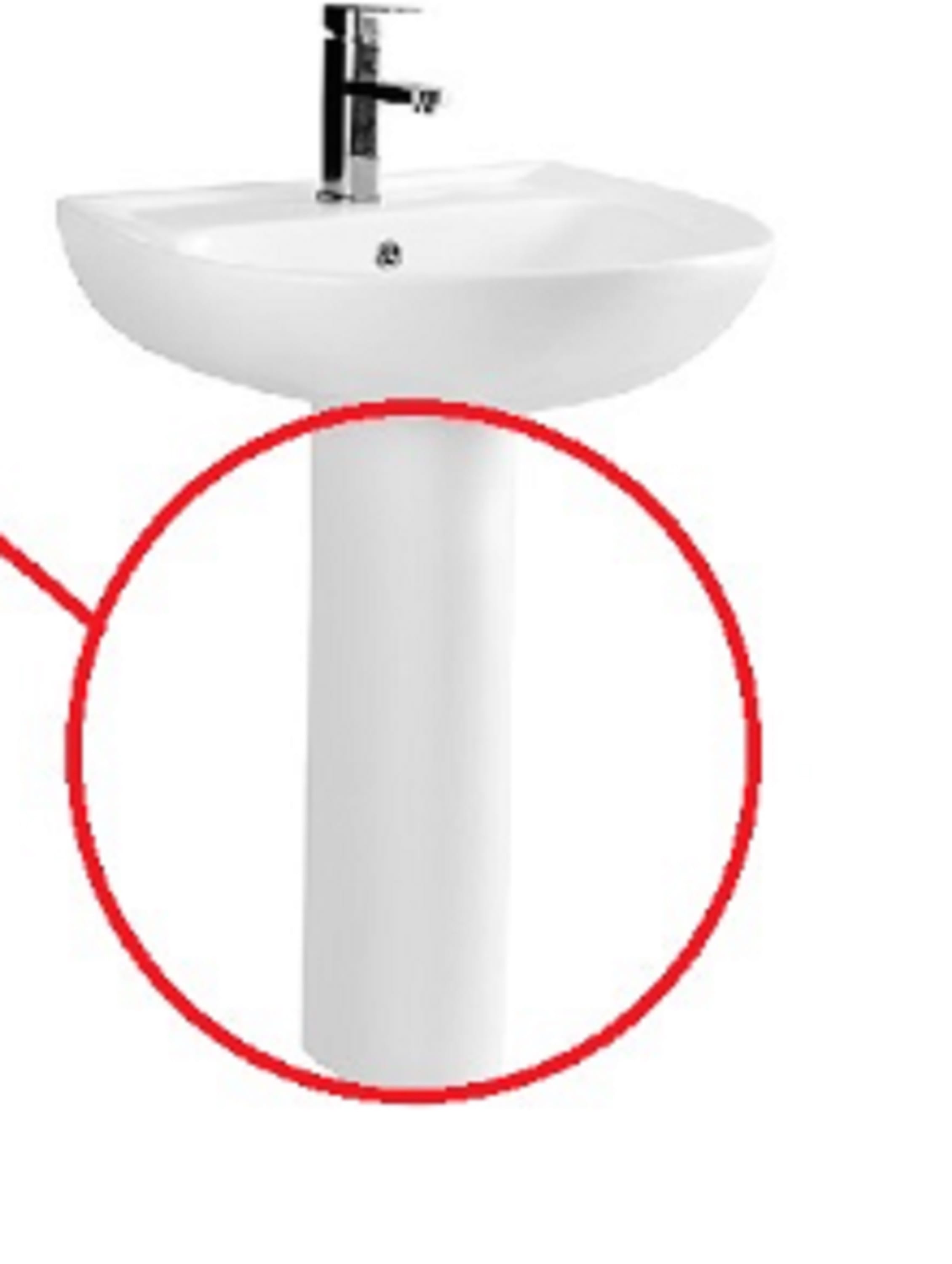AMERICAN STANDARD PEDESTAL LEG TF-711-WT WHITE