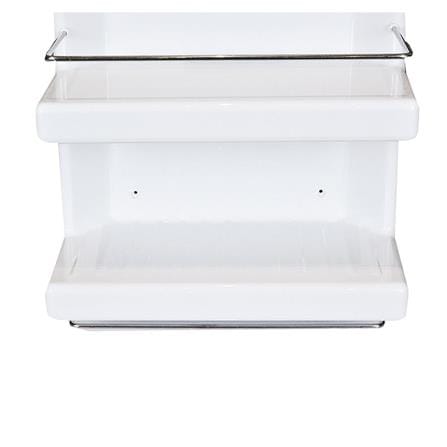 4-TIER CORNER SHELF QUEEN SH-CABL-C04-WT WHITE