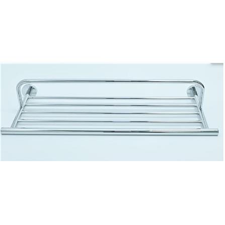 RASLAND SHELVING UNIT WITH TOWEL RAIL RD T0012 STAINLESS STEEL