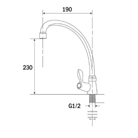 KUDOS SINK FAUCET FS204