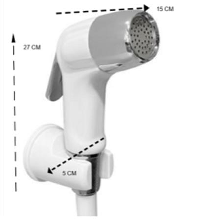 NAPA RINSING SPRAY SET 9307 WHITE H27XW15XD5 CM