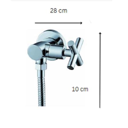 CAE STOP VALVE 03 2341C CHROME H10XW28XD10 CM