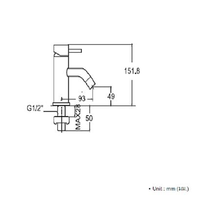 AMERICAN STANDARD BASIN FAUCET A-2601-10 CHROME