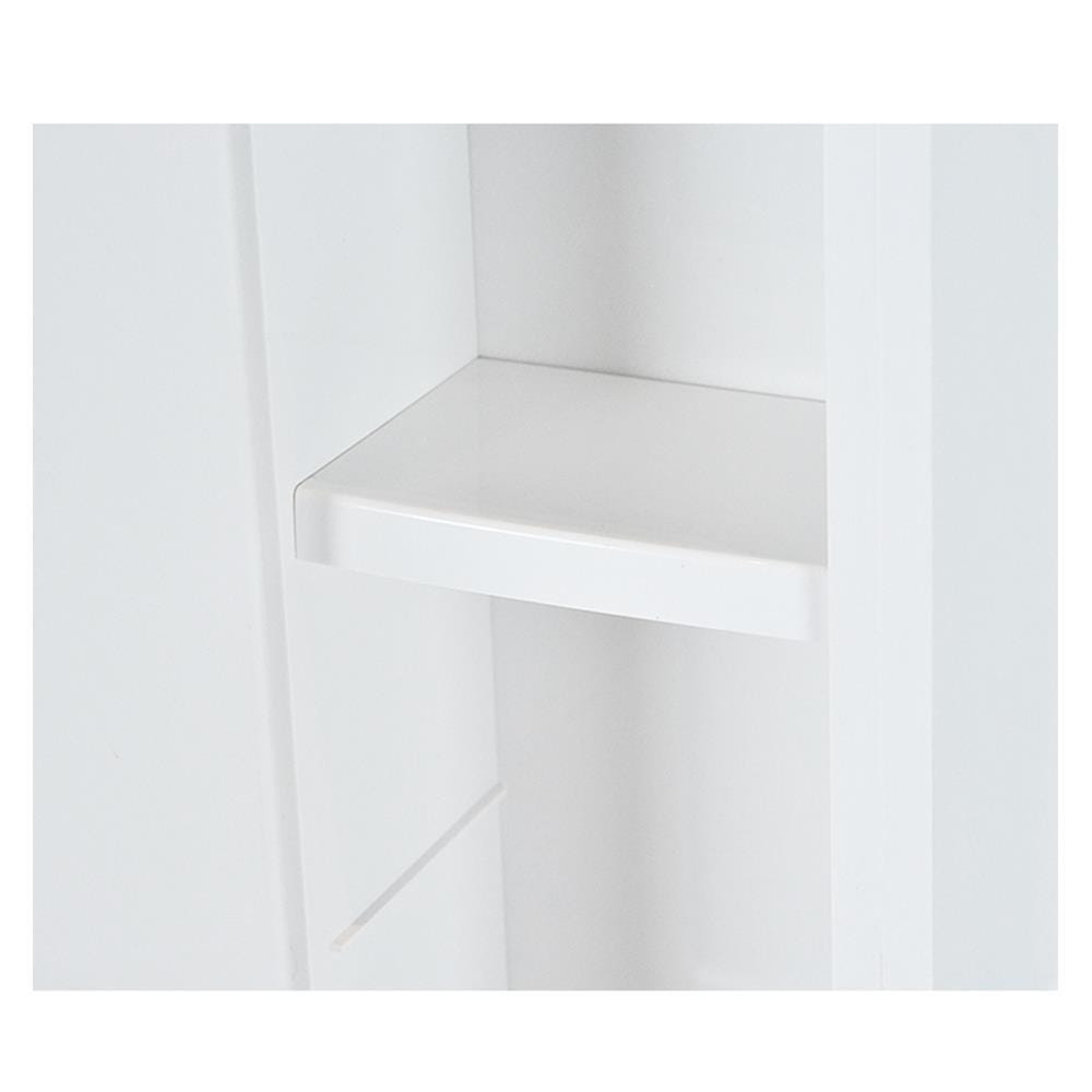 STUDIO PLASTIC CABINET ABS PLASTIC WHITE (H81XW62XD12 CM)