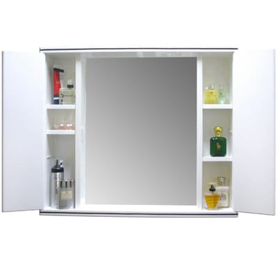 STUDIO PLASTIC CABINET ABS PLASTIC WHITE (H81XW62XD12 CM)