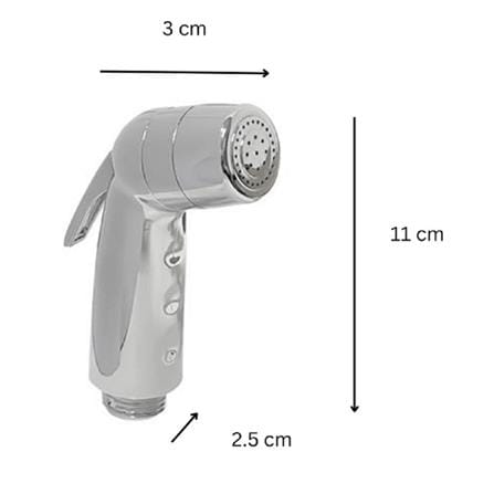NAPA RINSING SPRAY HEAD 9846 ABS PLASTIC CHROME (H11XW3XD2.50 CM)