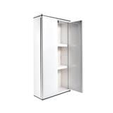 PLASTIC STORAGE CABINET QUEEN CLICK WHITE