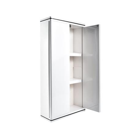 PLASTIC STORAGE CABINET QUEEN CLICK WHITE