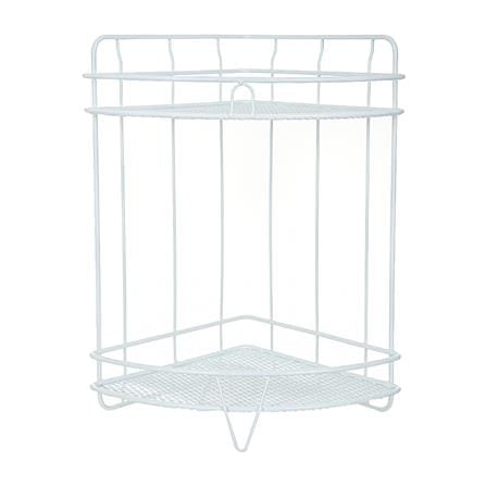 MOYA BATHROOM RACK SHELE 2TIER 7132E WHITE