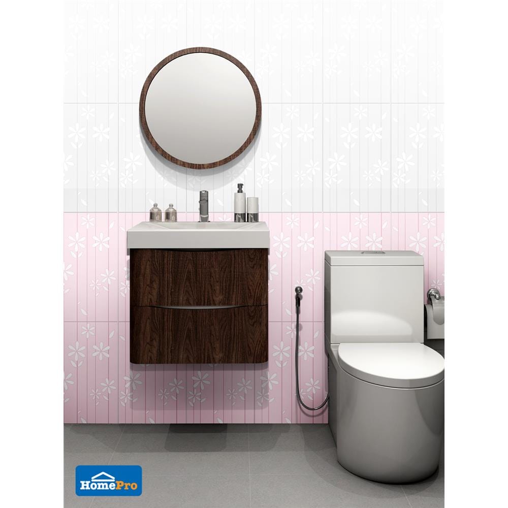 TARA WALL TILE 25X40CM NICKEY PINK 1.0M2