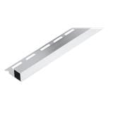 CORNERTRIM ALUMINIUM SILVER SQUARE 13MM 2M