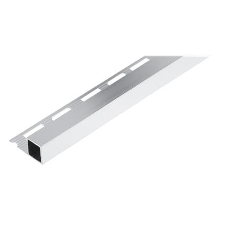 CORNERTRIM ALUMINIUM SILVER SQUARE 13MM 2M