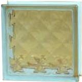 JING HUA GLASS  BLOCK 19X19X8 JEWEL CLEAR