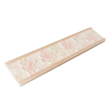 BALENO LACE FLOWER RESIN WALLTILE 7X30 CREAM