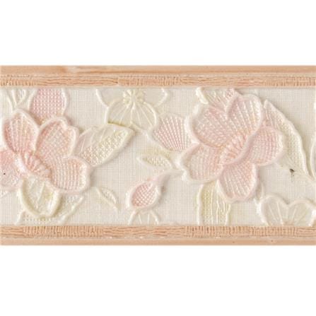 BALENO LACE FLOWER RESIN WALLTILE 7X30 CREAM