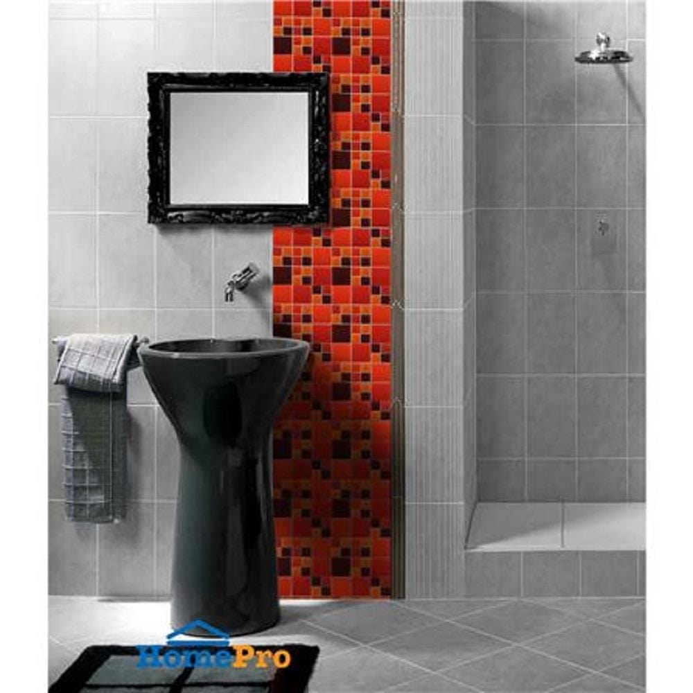 GLASCERA GLASS MOSAIC 30X30CM PUZZLE RED
