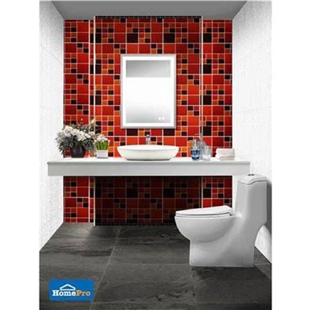 GLASCERA GLASS MOSAIC 30X30CM PUZZLE RED