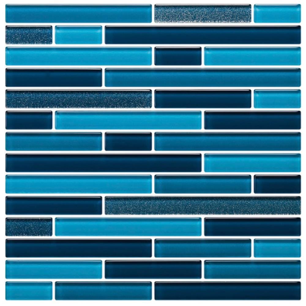 GLASCERA GLASS MOSAIC 30X30CM CHEESE BLUE