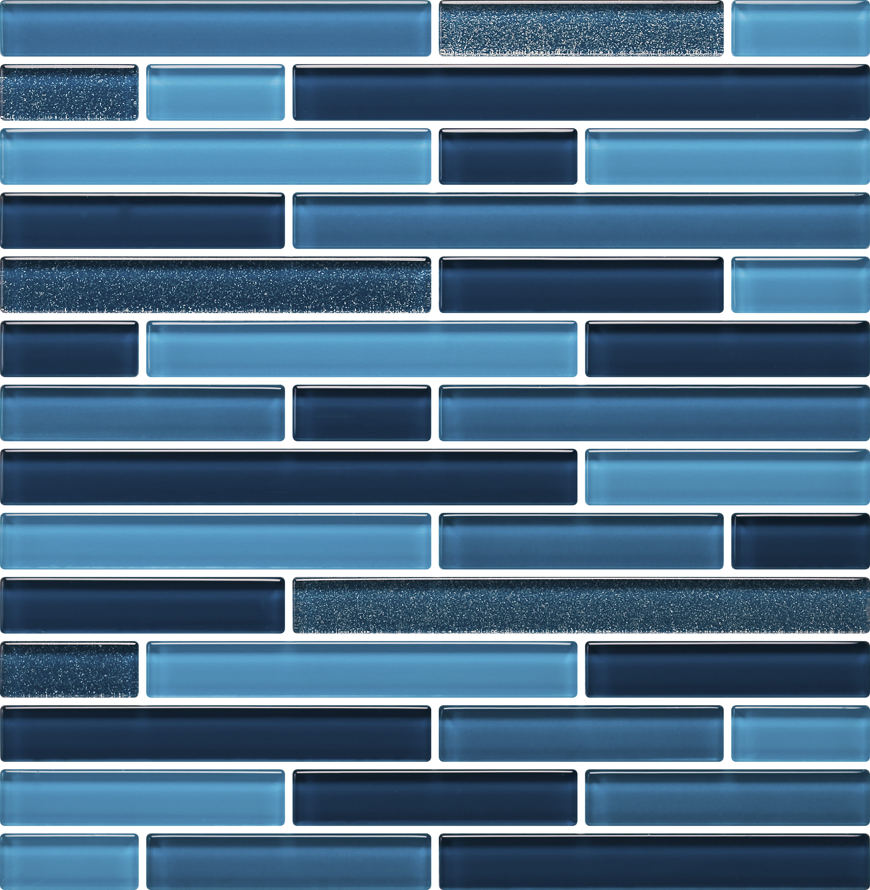 GLASCERA GLASS MOSAIC 30X30CM CHEESE BLUE