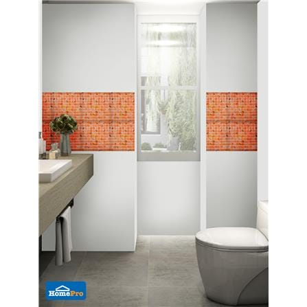 TARA GLASS MOSAIC TILE 30X30CM SPRING ORANGE