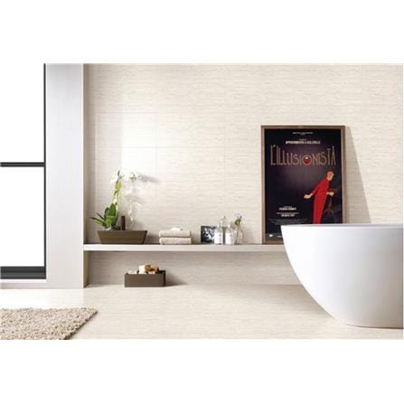 GRIFINE WALLTILE 30X60CM TRAVERTINE BEIGE GLOSSY 1.44M2
