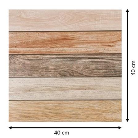 DURAGRES FLOORTILE 40X40 ADVENTURE MIX BROWN 0.96M2