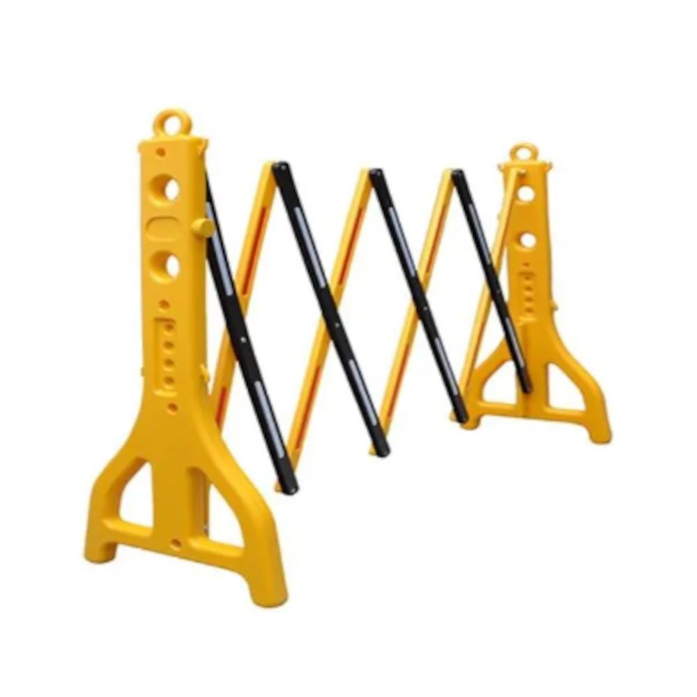 RIGHT POLYETHYLENE EXPANDABLE BARRICASE YELLOW WITH REFLECTIVE