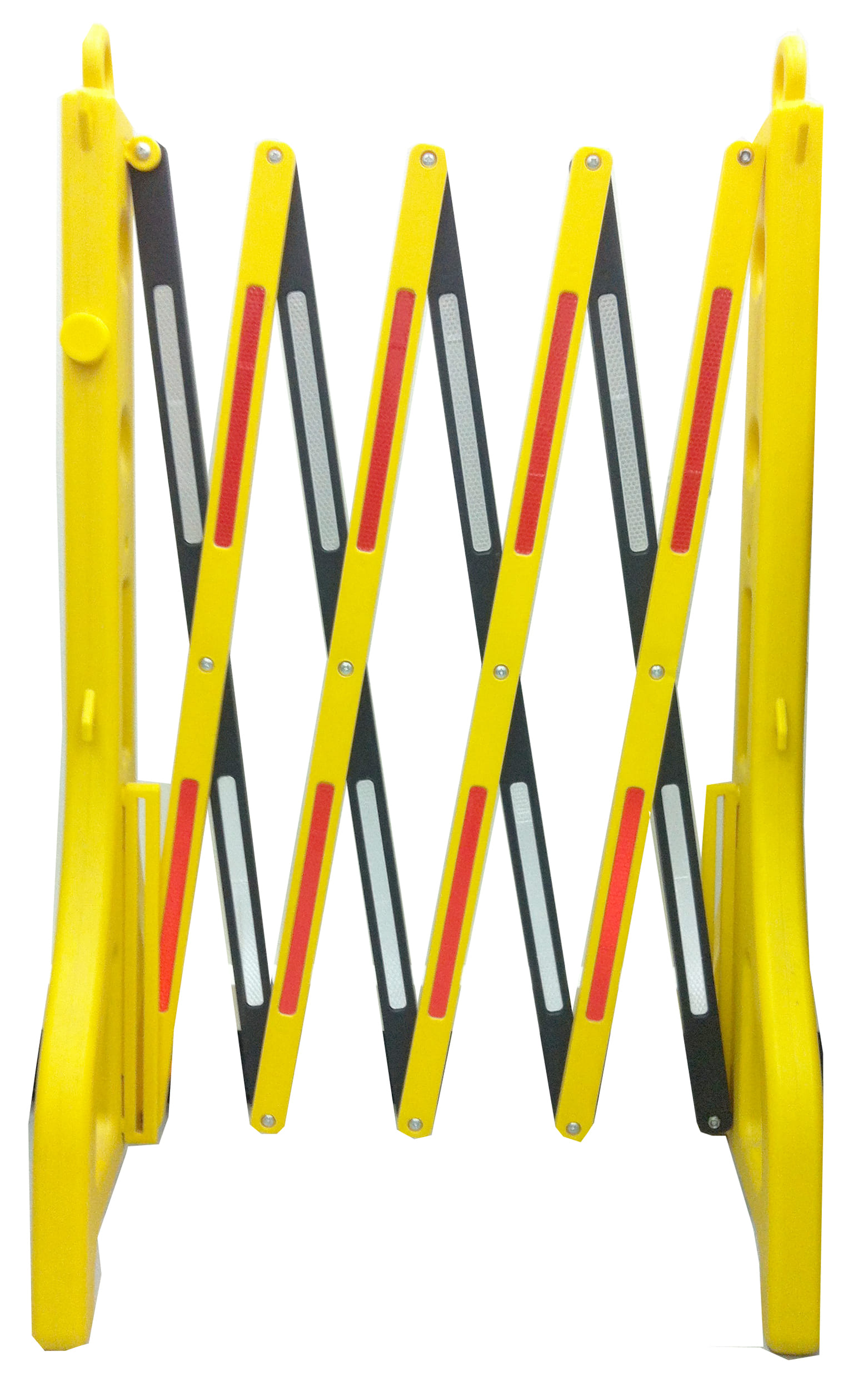 RIGHT POLYETHYLENE EXPANDABLE BARRICASE YELLOW WITH REFLECTIVE
