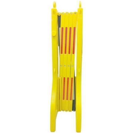 RIGHT POLYETHYLENE EXPANDABLE BARRICASE YELLOW WITH REFLECTIVE