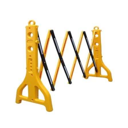 RIGHT POLYETHYLENE EXPANDABLE BARRICASE YELLOW WITH REFLECTIVE
