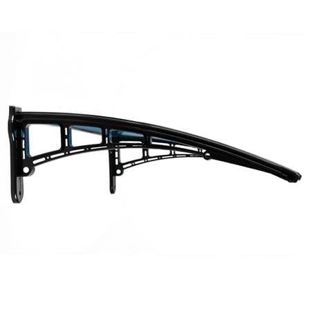 FIXED POLYCARBONATE AWNING SUNSHIELD 60X100CM BLUE