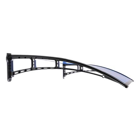 FIXED POLYCARBONATE AWNING SUNSHIELD 100X150CM BLUE