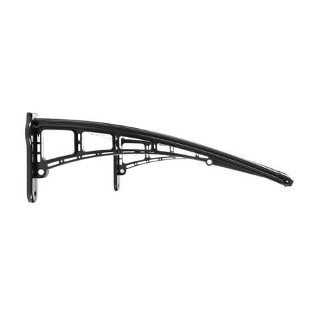FIXED POLYCARBONATE AWNING SUNSHIELD 60X100CM CLEAR