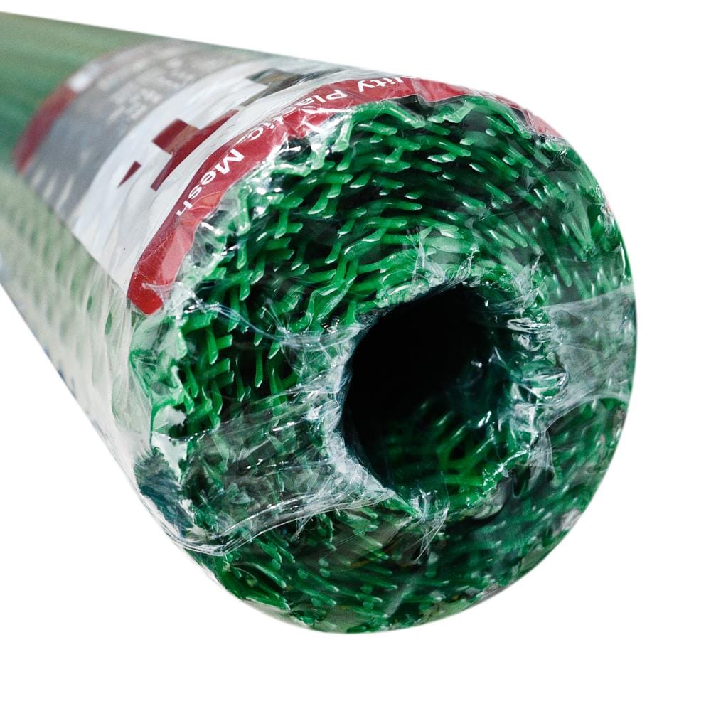 PLASTIC MESH FITT #100 0.9x5M GREEN
