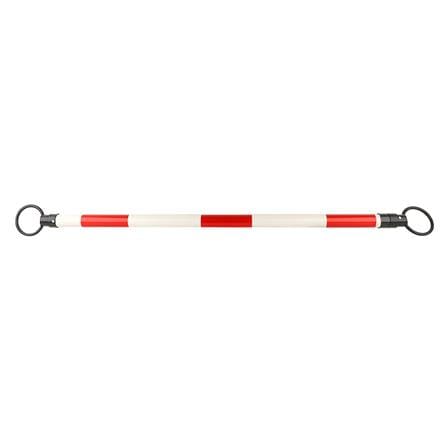 TRAFFIC BARRIER RIGHT 2M WHITE/RED