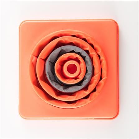 FOLDABLE TRAFFIC CONE RIGHT 42CM ORANGE