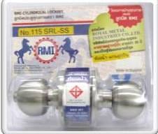 RMI BATHROOM KNOB SR115-SS CYLINDER
