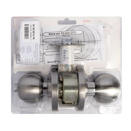 RMI BATHROOM KNOB SR115-SS CYLINDER