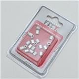 FITT PRESS CLAMP OVAL HOURGLASS 2MM 20PCS EACH
